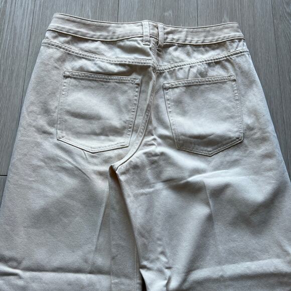 J Crew Barrel Leg Jean Womens 28 Ecru Wash - Picture 9 of 11